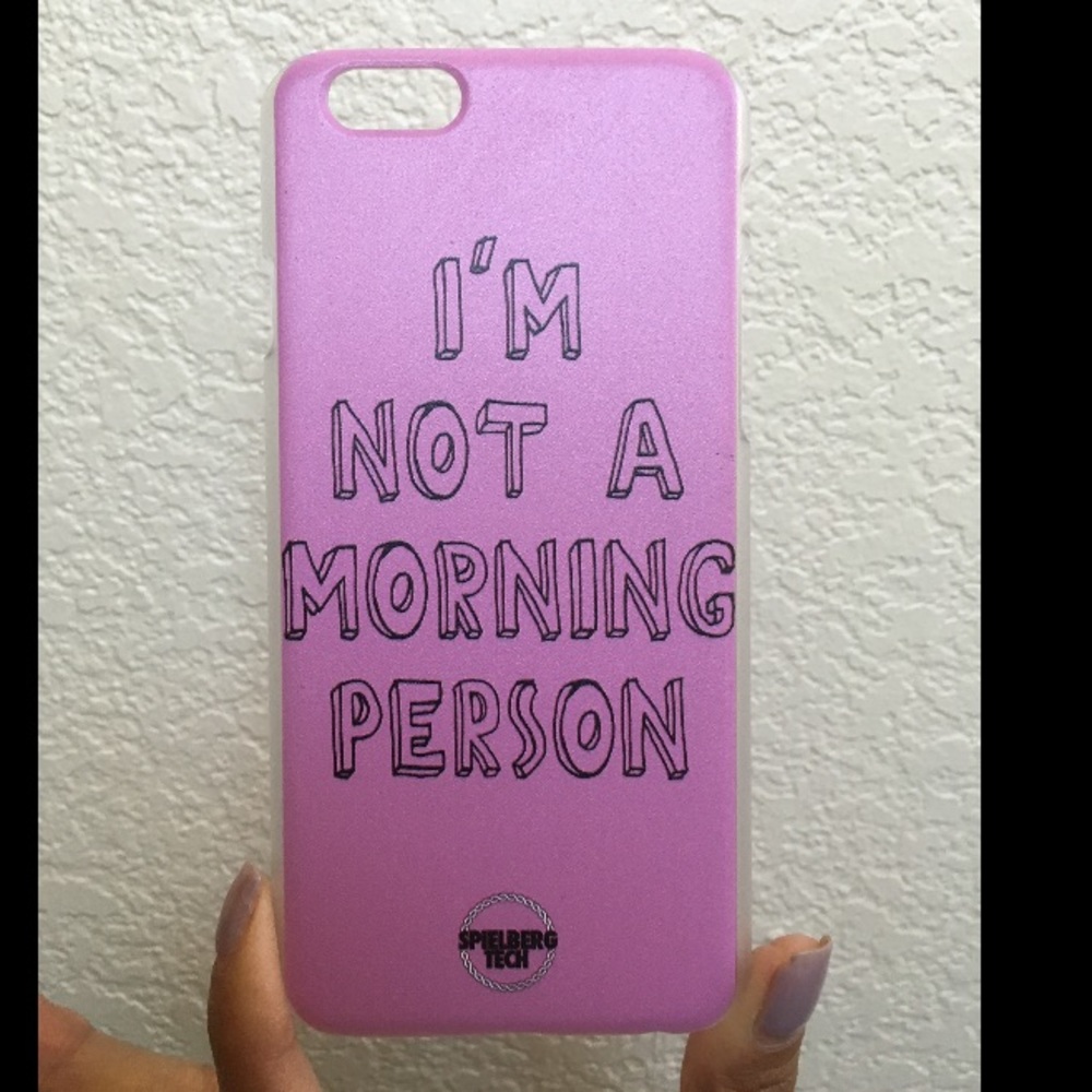 ✨SALE✨I'm Not a Morning Person iPhone 6 Case